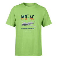 Thumbnail for MQ-4C Triton IFC-4 design on light green double-side t-shirt, single-side print