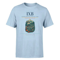 Thumbnail for Bagdogra International Airport (IXB) T-Shirt single-side front print in Light Blue | bagdogra-international-airport-ixb-double-side-t-shirt