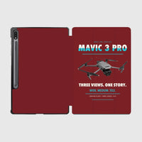 Thumbnail for DJI Mavic 3 Pro design on dark red samsung tablet tablet case