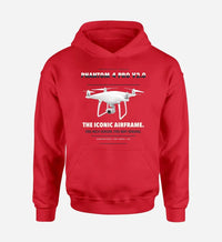 Thumbnail for DJI Phantom 4 Pro V2.0 design on red hoodie single side