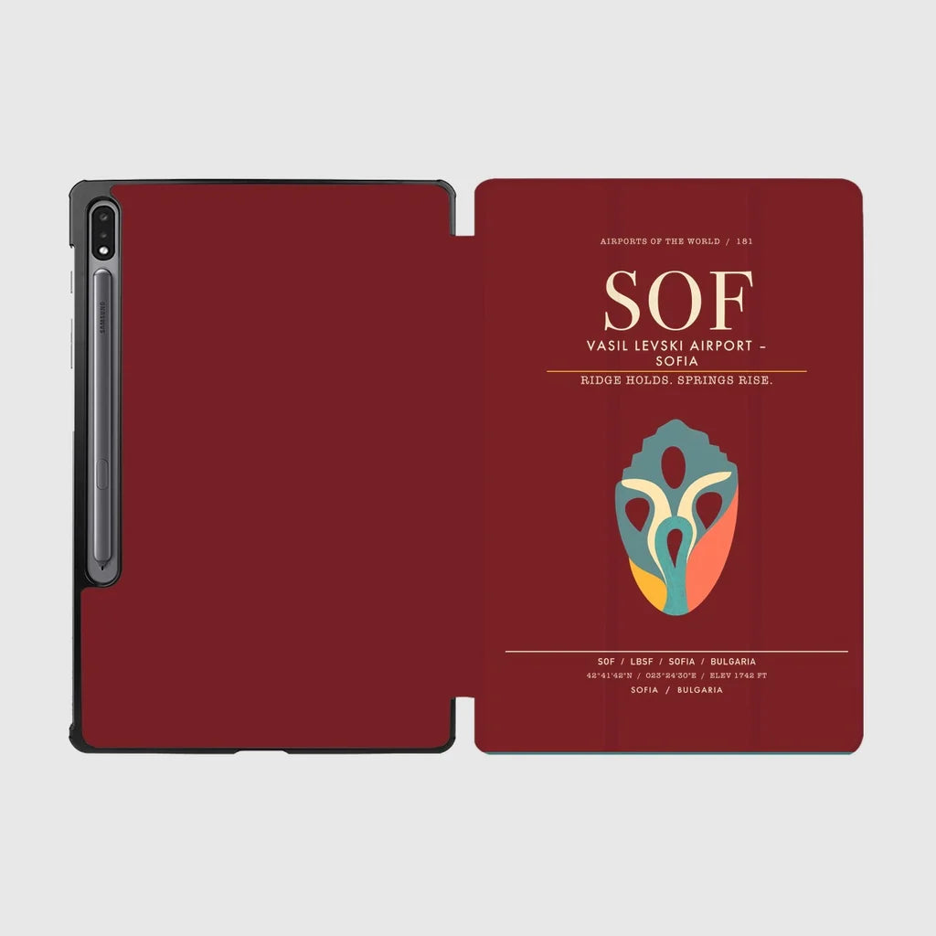 Vasil Levski Airport  Sofia SOF - Dark Red