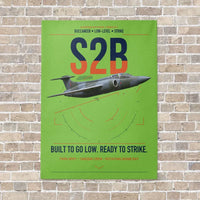 Thumbnail for Blackburn Buccaneer S2B vertical canvas print - no frame - light green background