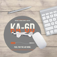 Thumbnail for KA-6D Intruder design on gray round mouse pad