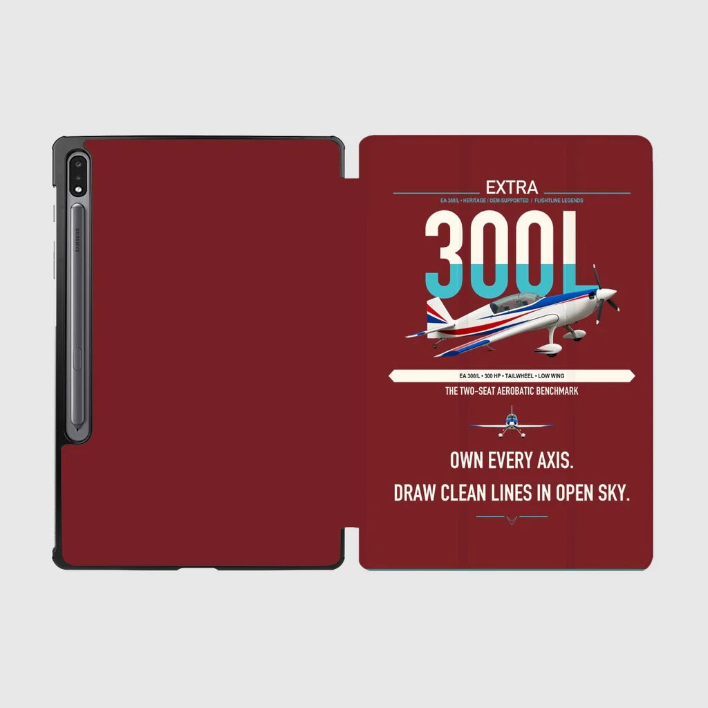Extra 300L design on dark red samsung tablet tablet case