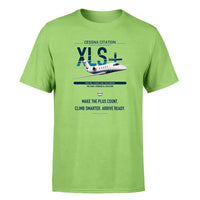Thumbnail for Cessna Citation XLSPlus design on light green double-side t-shirt, single-side print