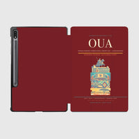 Thumbnail for Thomas Sankara International Airport (OUA) design on dark red samsung tablet tablet case