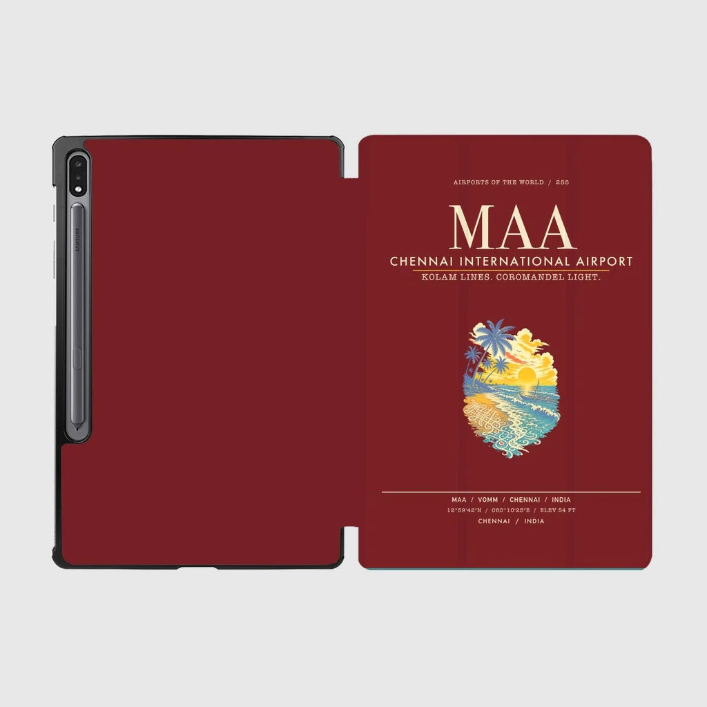 Chennai International Airport MAA - Dark Red