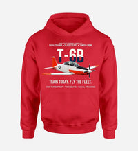 Thumbnail for T-6B TEXAN II design on red hoodie single side