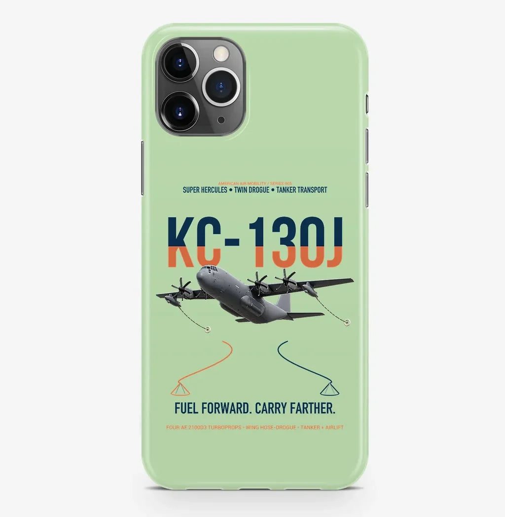 KC-130J SUPER HERCULES design on light green magsafe iphone case, for iPhone Pro Max