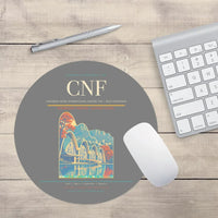 Thumbnail for Tancredo Neves International Airport (CNF) design on gray round mouse pad