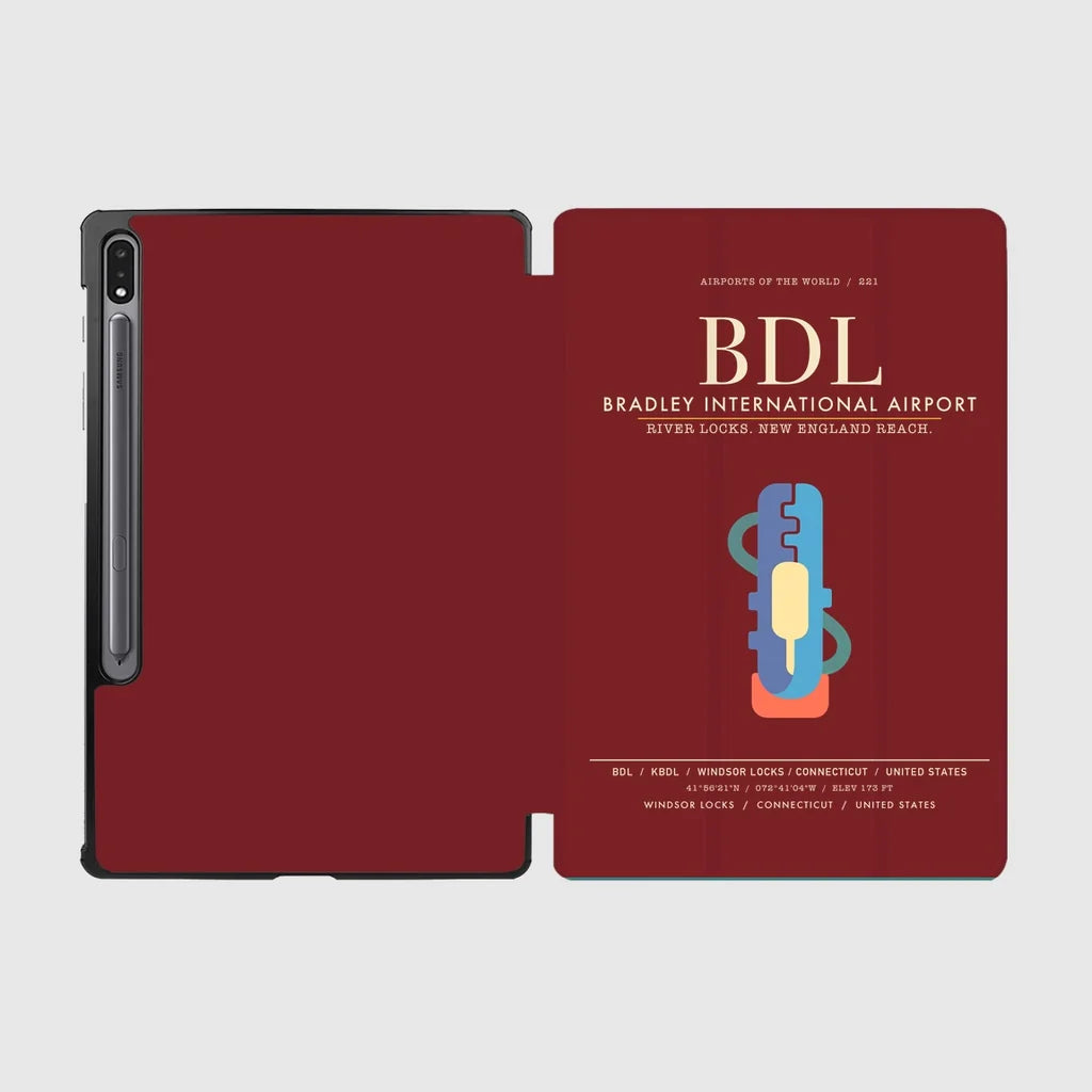 Bradley International Airport BDL - Dark Red