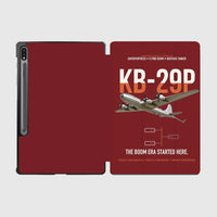 Thumbnail for KB-29P SUPERFORTRESS design on dark red samsung tablet tablet case