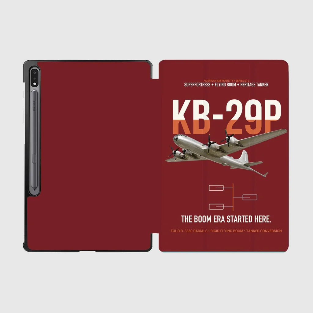 KB-29P SUPERFORTRESS design on dark red samsung tablet tablet case