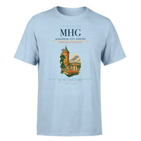 Thumbnail for Mannheim City Airport (MHG) T-Shirt single-side front print in Light Blue | mannheim-city-airport-mhg-double-side-t-shirt
