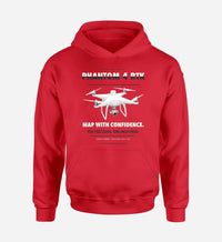 Thumbnail for DJI Phantom 4 RTK design on red hoodie single side