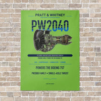 Thumbnail for PW2040 vertical canvas print - no frame - light green background
