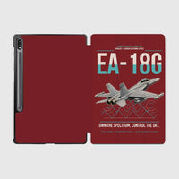 Thumbnail for EA-18G Growler design on dark red samsung tablet tablet case