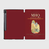 Thumbnail for Mariehamn Airport (MHQ) design on dark red samsung tablet tablet case