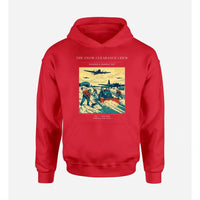 Thumbnail for VINTAGE G4523 - The Snow Clearance Crew - Premium Hoodie design on red premium