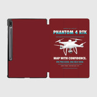 Thumbnail for DJI Phantom 4 RTK design on dark red samsung tablet tablet case