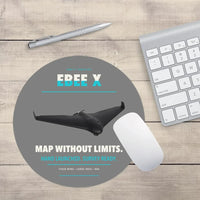 Thumbnail for AgEagle eBee X design on gray round mouse pad