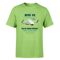 Thumbnail for DJI Mini 4K design on light green single side