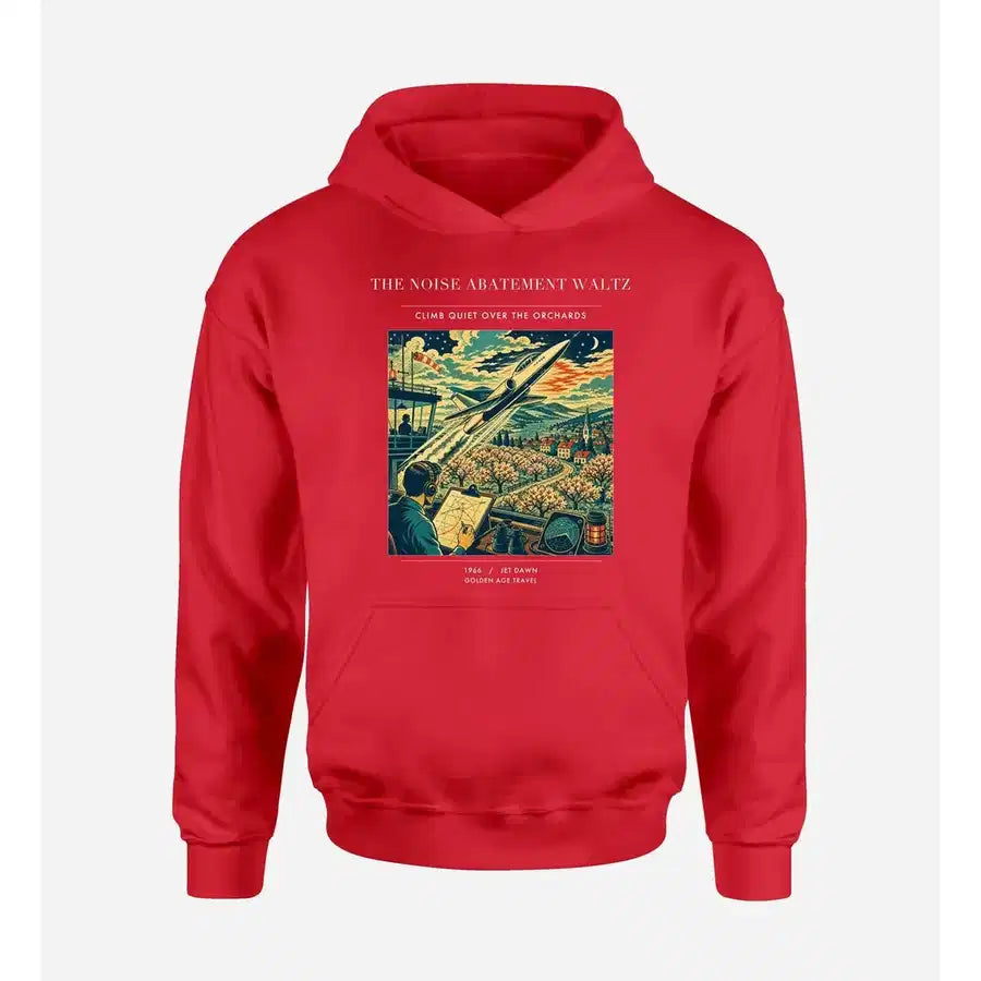 VINTAGE G4463 - The Noise Abatement Waltz - Premium Hoodie design on red premium