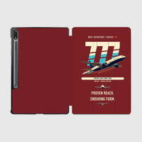 Thumbnail for Boeing 777-200ER design on dark red samsung tablet tablet case
