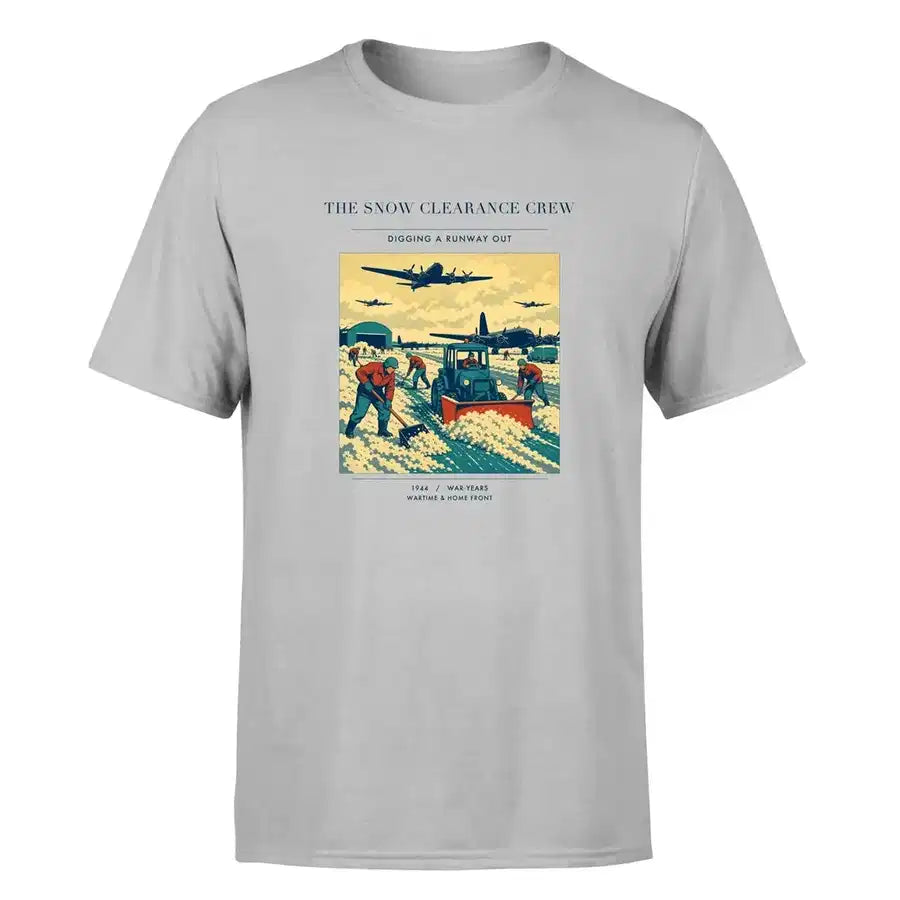 VINTAGE G4523 - The Snow Clearance Crew - Premium T-Shirt design on lightgray premium t shirt
