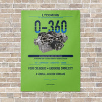 Thumbnail for O-360 vertical canvas print - no frame - light green background