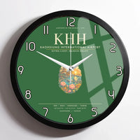 Thumbnail for Kaohsiung International Airport KHH Wall-Clock Framed - Green
