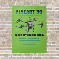 Thumbnail for DJI FlyCart 30 vertical canvas print - no frame - light green background