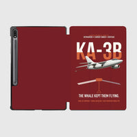 Thumbnail for KA-3B Skywarrior design on dark red samsung tablet tablet case