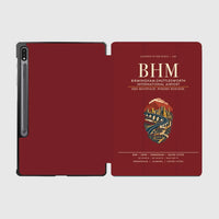 Thumbnail for Birmingham-Shuttlesworth International Airport (BHM) design on dark red samsung tablet tablet case