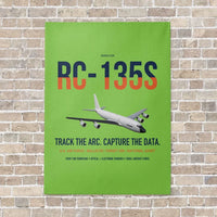 Thumbnail for RC-135S Cobra Ball vertical canvas print - no frame - light green background
