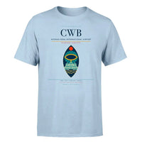 Thumbnail for Afonso Pena International Airport (CWB) T-Shirt single-side front print in Light Blue | afonso-pena-international-airport-cwb-double-side-t-shirt