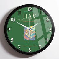 Thumbnail for Havana Jose Marti International Airport HAV Wall-Clock Framed - Green