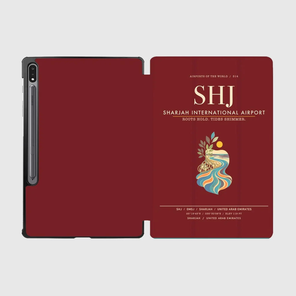 Sharjah International Airport SHJ - Dark Red