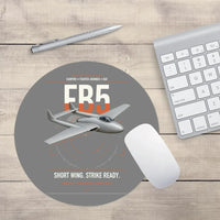 Thumbnail for de Havilland Vampire FB5 design on gray round mouse pad