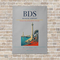 Thumbnail for Brindisi Airport BDS - Canvas No Frame - Light Gray