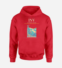 Thumbnail for Inverness Airport (INV) design on red hoodie single-side print