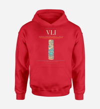 Thumbnail for Bauerfield International Airport (VLI) design on red hoodie single-side print