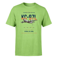 Thumbnail for KC-97L STRATOFREIGHTER design on light green double-side t-shirt, single-side print