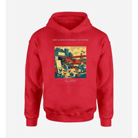Thumbnail for VINTAGE G4165 - The Barnstormer's Poster - Premium Hoodie design on red premium