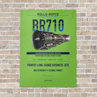 Thumbnail for BR710 vertical canvas print - no frame - light green background