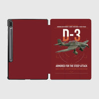 Thumbnail for Junkers Ju 87D-3 design on dark red samsung tablet tablet case