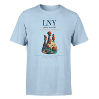 Thumbnail for Lanai Airport (LNY) T-Shirt single-side front print in Light Blue | lanai-airport-lny-double-side-t-shirt