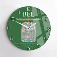 Thumbnail for Belem Val de Cans - Julio Cezar Ribeiro International Airport BEL Wall-Clock No-Frame - Green