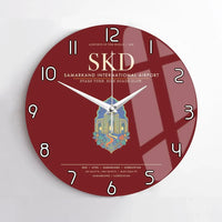 Thumbnail for Samarkand International Airport SKD Wall-Clock No-Frame - Dark Red