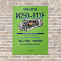 Thumbnail for M250-B17F vertical canvas print - no frame - light green background